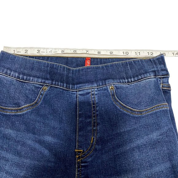 Spanx Distressed Ankle Skinny Jeans Medium Wash Size XS - Picture 8 of 8
